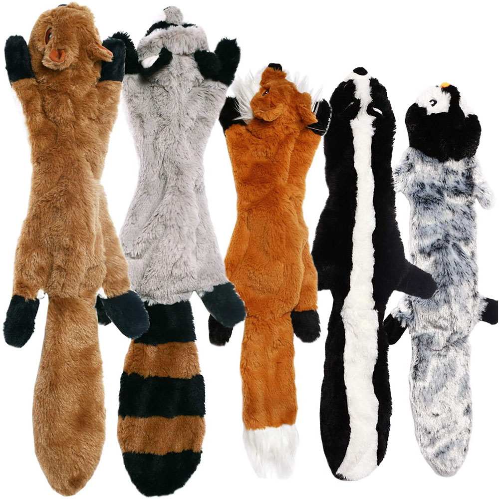 Indestructible Dog Chew Toy - Komik Simüle Hayvan Hiçbir Doldurma Köpek
